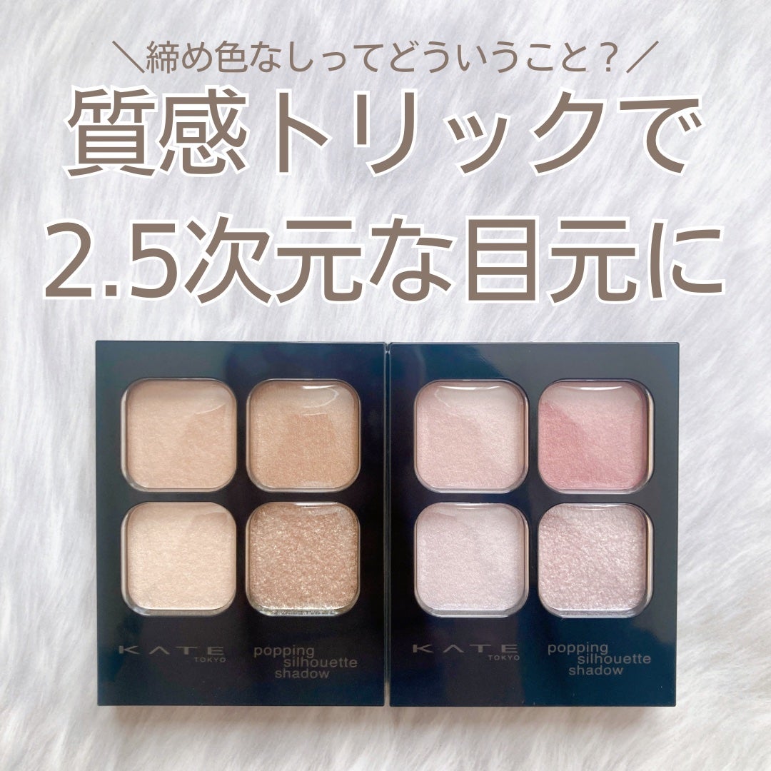 ケイト ポッピングシルエットシャドウ/KATE/アイシャドウパレットを使ったクチコミ(1枚目)