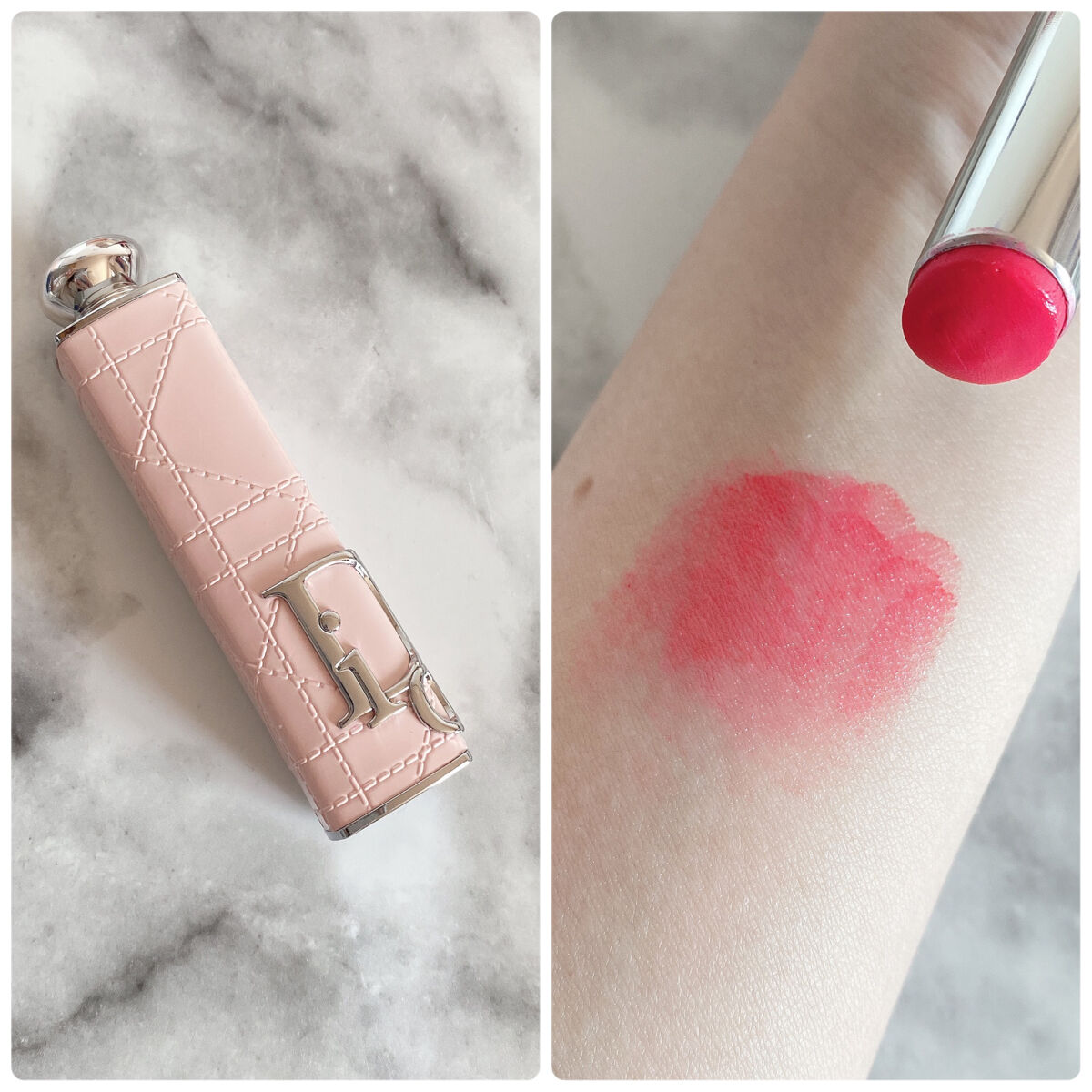 ディオール アディクト リップスティック 659コーラル バヤデール/Dior/口紅を使ったクチコミ（1枚目）