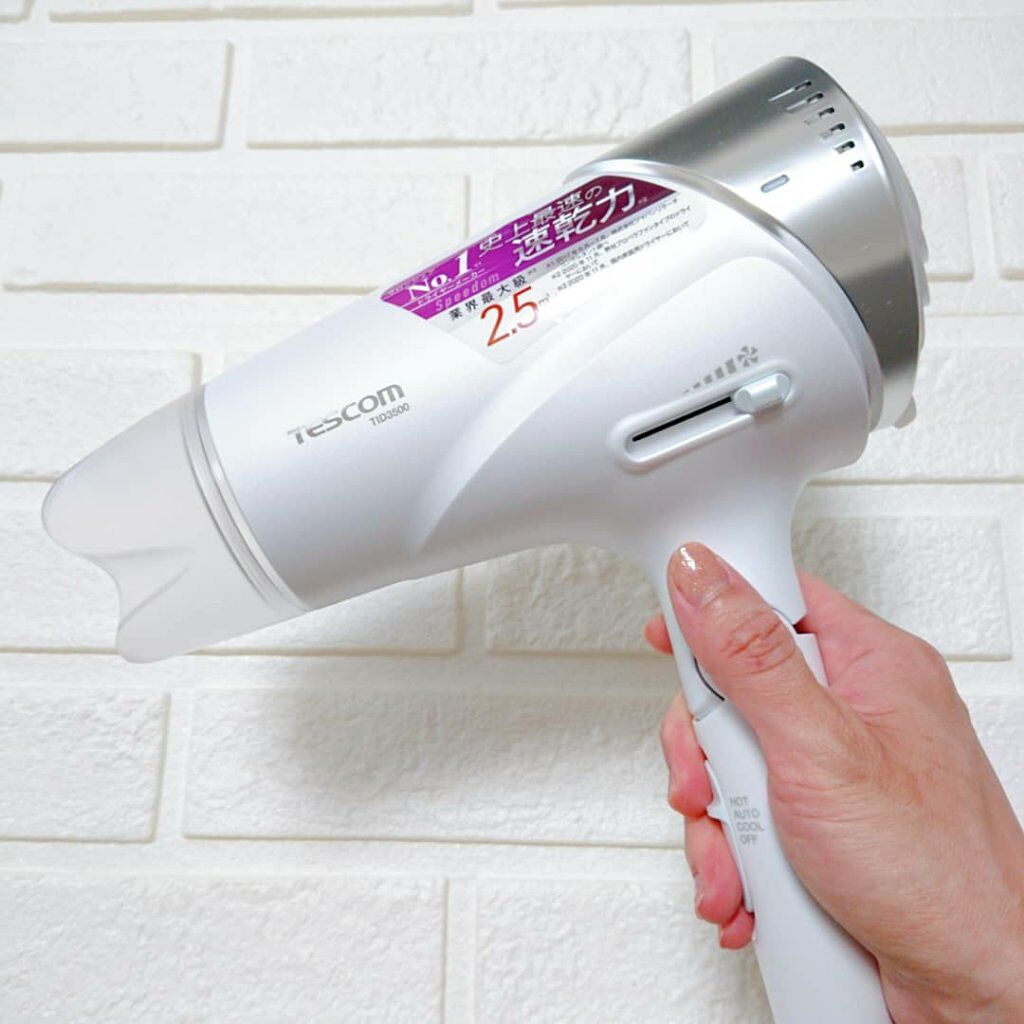 プロテクトイオンヘアドライヤー/テスコム/ドライヤーを使ったクチコミ(1枚目)