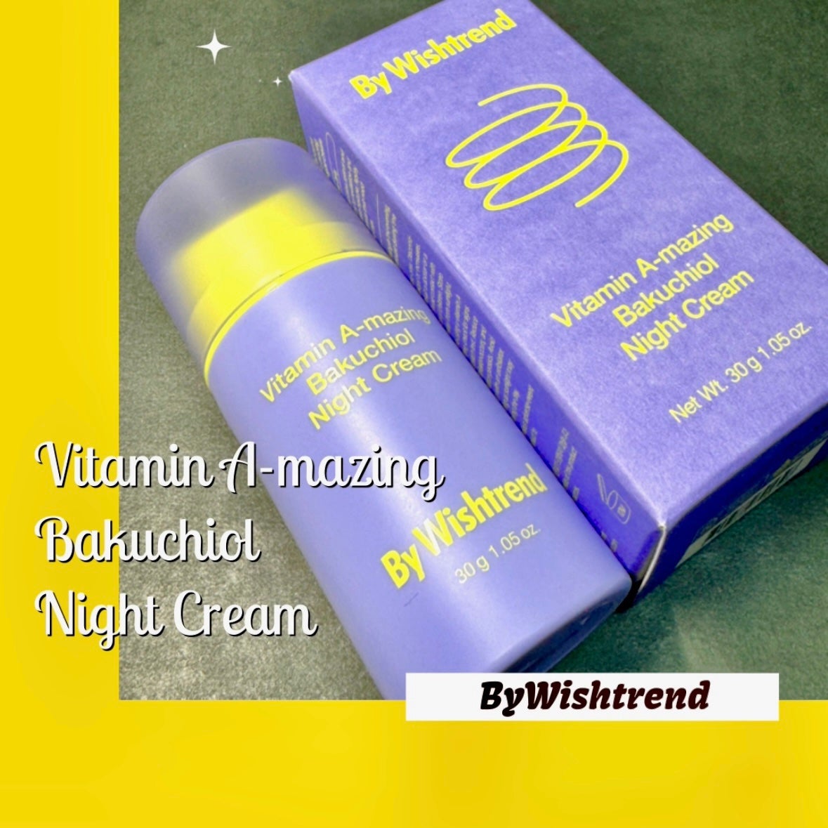ビタミンA-mazingバクチオールナイトクリーム/By Wishtrend/フェイスクリームを使ったクチコミ(1枚目)