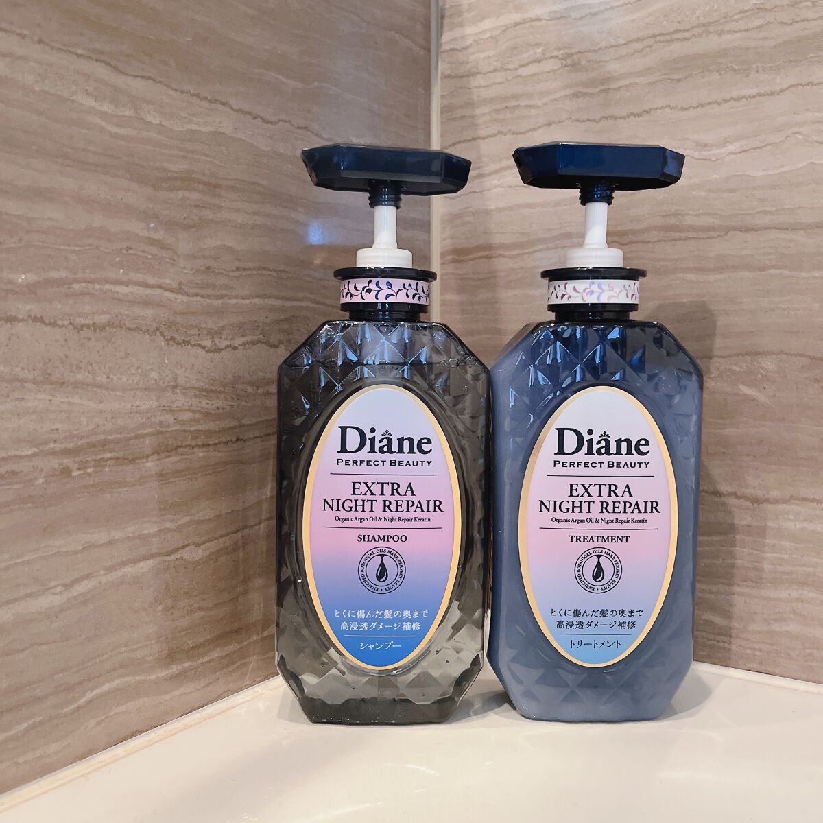 エクストラナイトリペア シャンプー＆トリートメント/ダイアン/市販シャンプーを使ったクチコミ（2枚目）