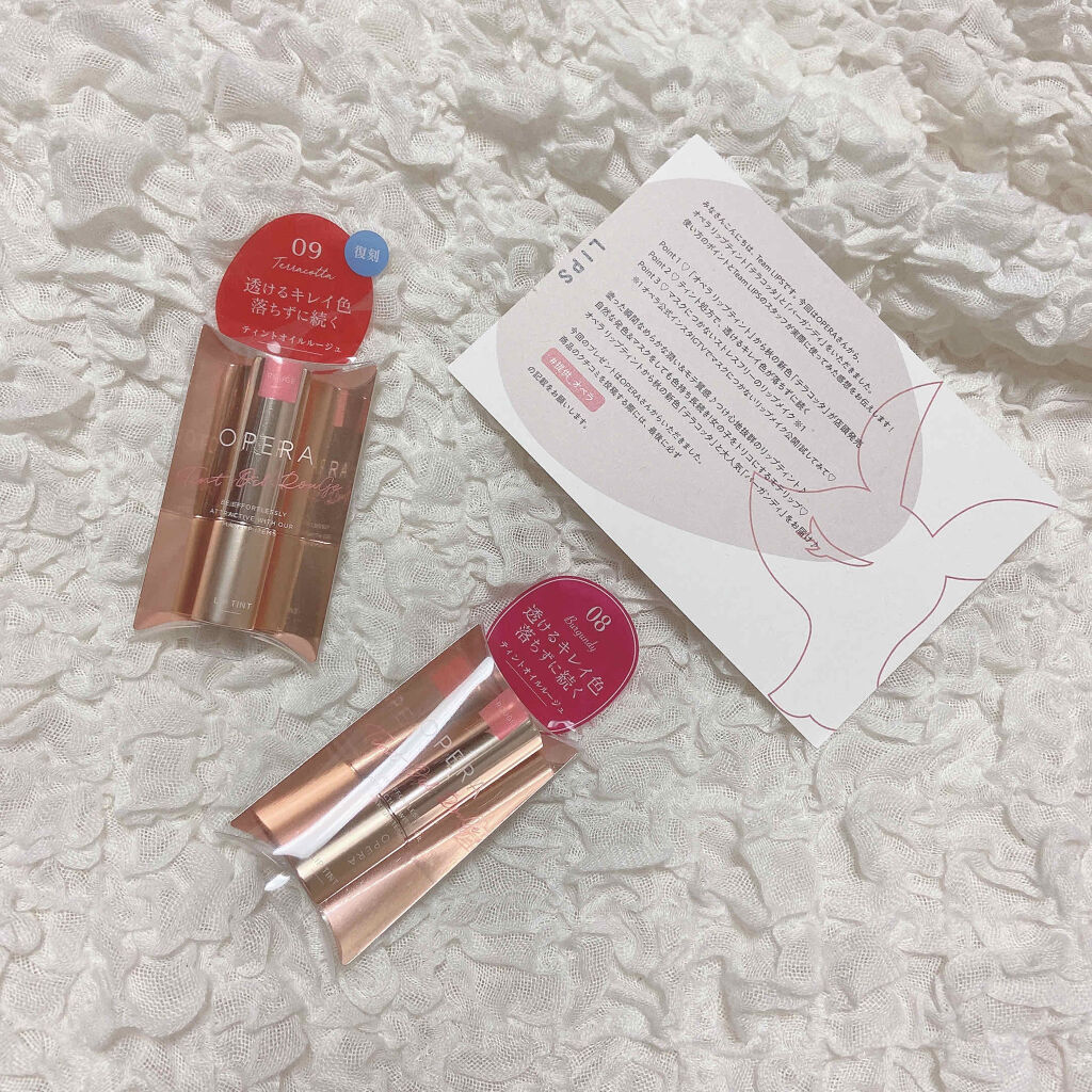 オペラ リップティント N/OPERA/リップティントを使ったクチコミ（2枚目）