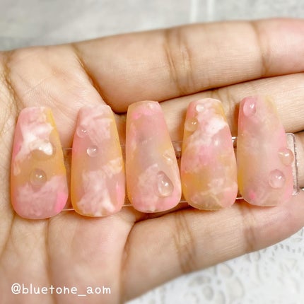 ジェルネイル(ライト対応)/セリア/ジェルネイルを使ったクチコミ(5枚目)