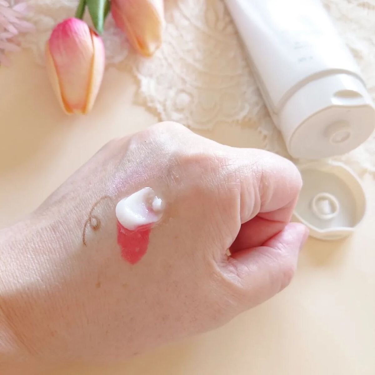 オイルクレンジングバーム ホワイトプレミアム/ONE STONE TWO BIRDS/クレンジングバームを使ったクチコミ（3枚目）