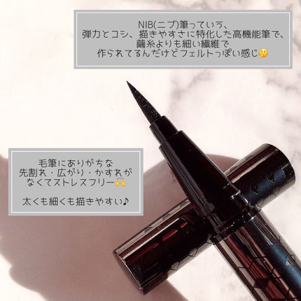 ニブ リクイドアイライナー BK1/ATSUSHI NAKASHIMA Cosme/リキッドアイライナーを使ったクチコミ(3枚目)