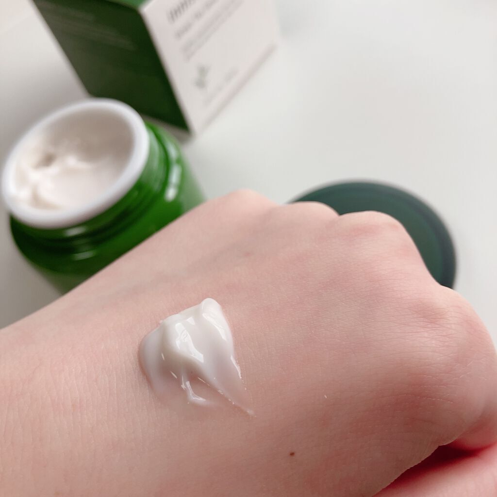 グリーンティーシード クリーム/innisfree/フェイスクリームを使ったクチコミ(2枚目)
