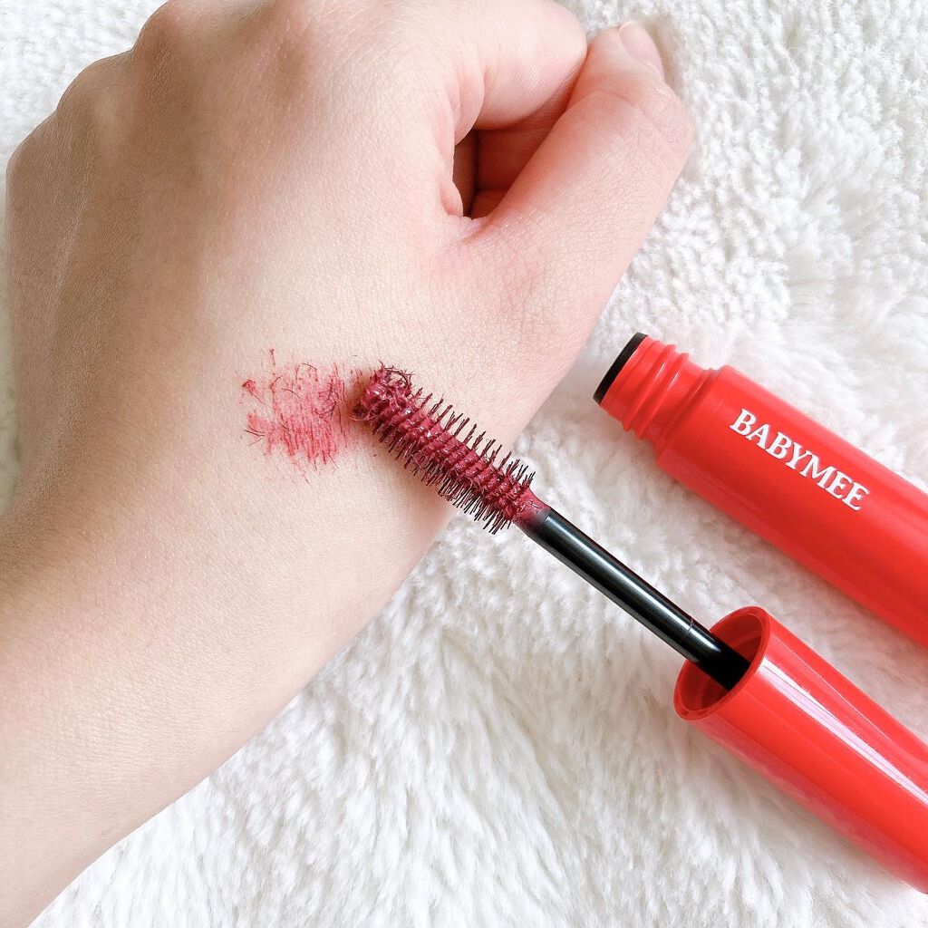 ニュアンスカラーマスカラ/BABYMEE/マスカラを使ったクチコミ(4枚目)