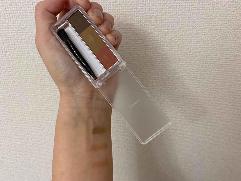 アイブロー パウダー/ちふれ/パウダーアイブロウを使ったクチコミ（2枚目）