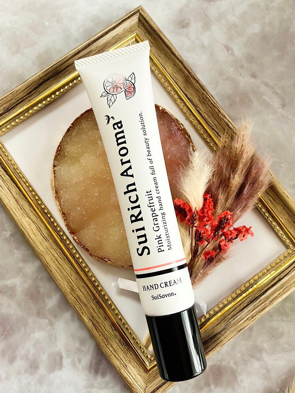 SuiRichAroma エッセンスハンドクリーム ピンクグレープフルーツの香り