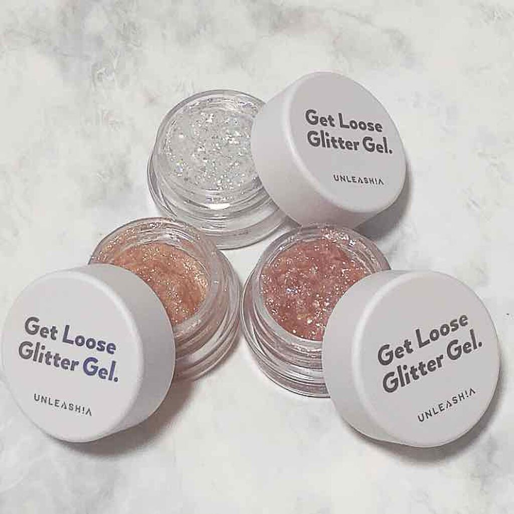 ゲットルーズグリッタージェル/unleashia/グリッターを使ったクチコミ（3枚目）