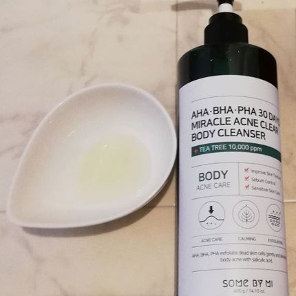 AHA·BHA·PHA 30デイズミラクルアクネボディクレンザー/SOME BY MI/ボディソープを使ったクチコミ(2枚目)