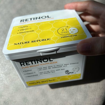 キューブマスク レチノール/ネイチャーリパブリック/シートマスク・パックを使ったクチコミ(7枚目)