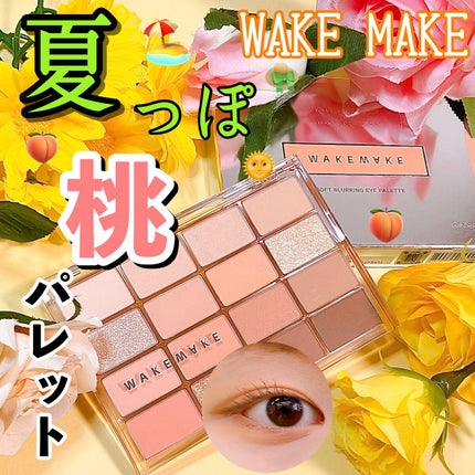 ソフトブラーリングアイパレット/wakemake/アイシャドウパレットを使ったクチコミ(1枚目)