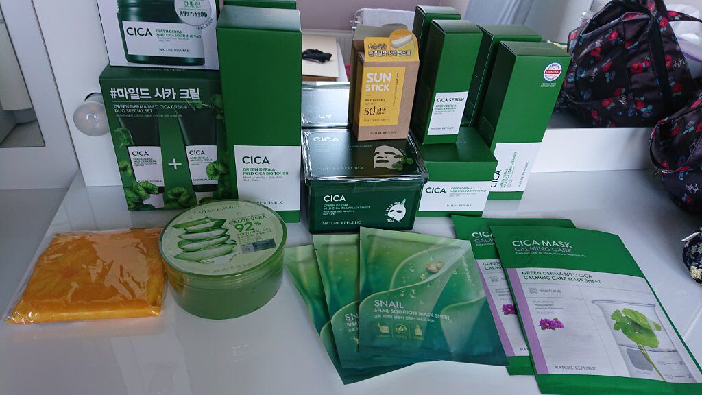 グリーンダーマCICAエッセンシャルパッド/ネイチャーリパブリック/トナーパッドを使ったクチコミ（1枚目）