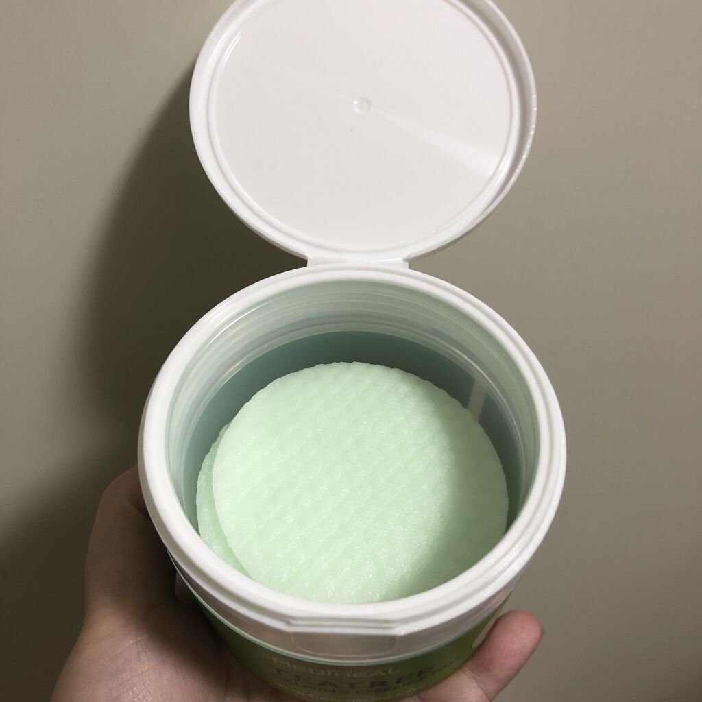 ティーツリーカーミングエッセンスパッド/MEDIHEAL/トナーパッドを使ったクチコミ（2枚目）