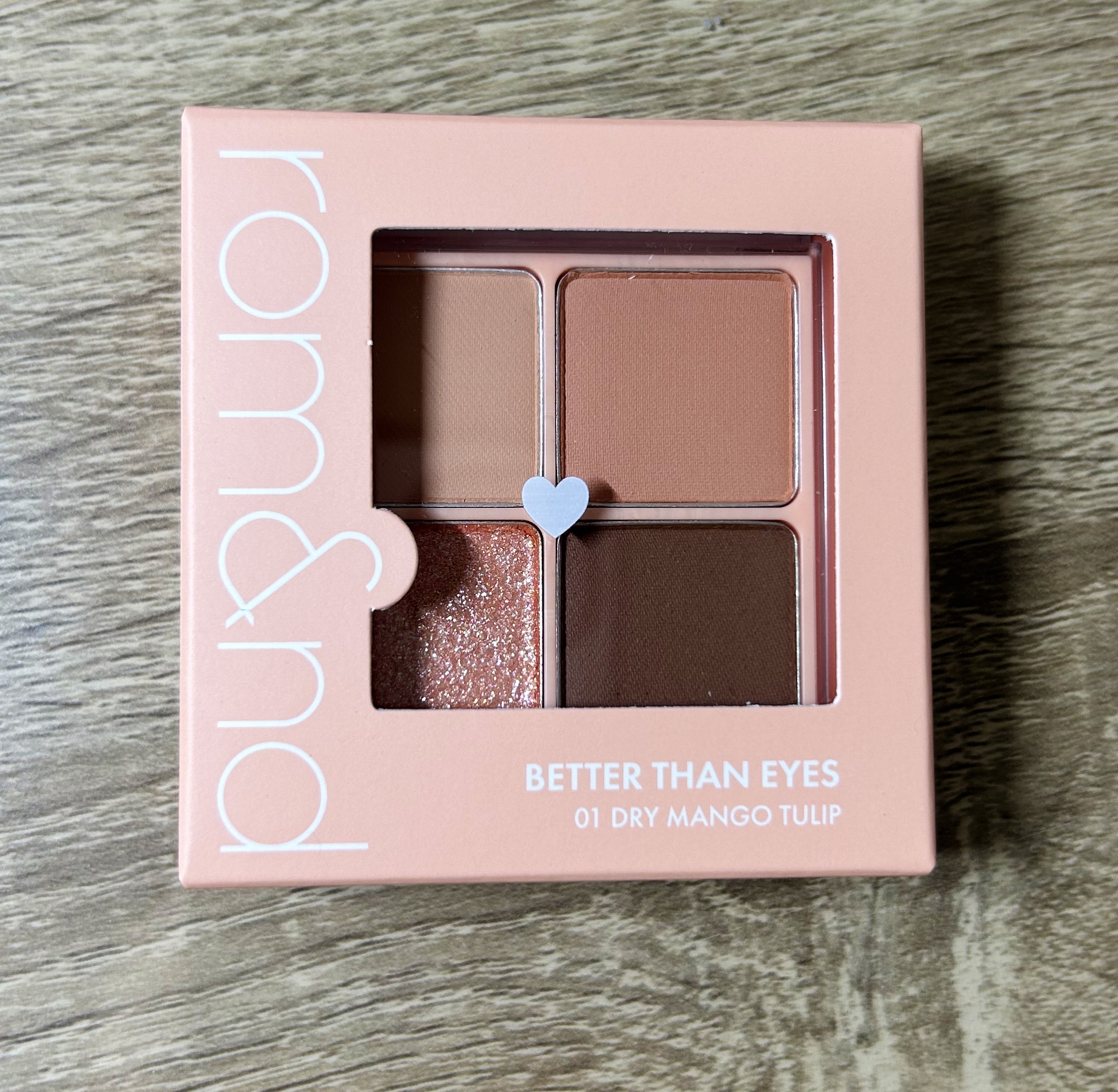 ベターザンアイズ/rom&nd/アイシャドウパレットを使ったクチコミ（1枚目）