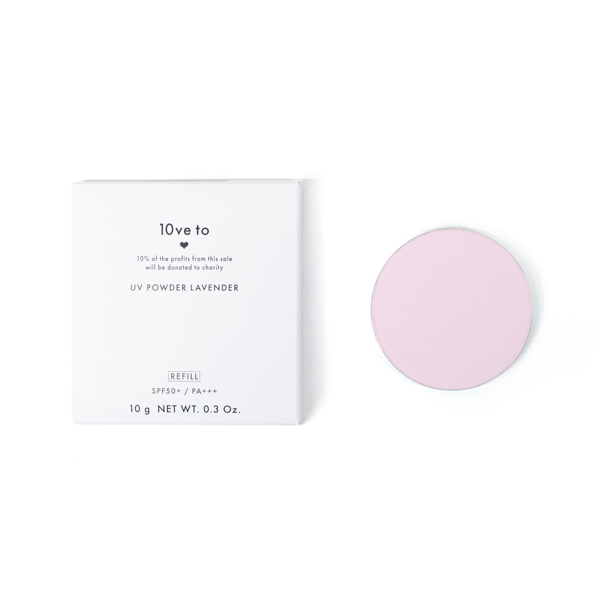 10ve to UVパウダー ラベンダー リフィル10g
