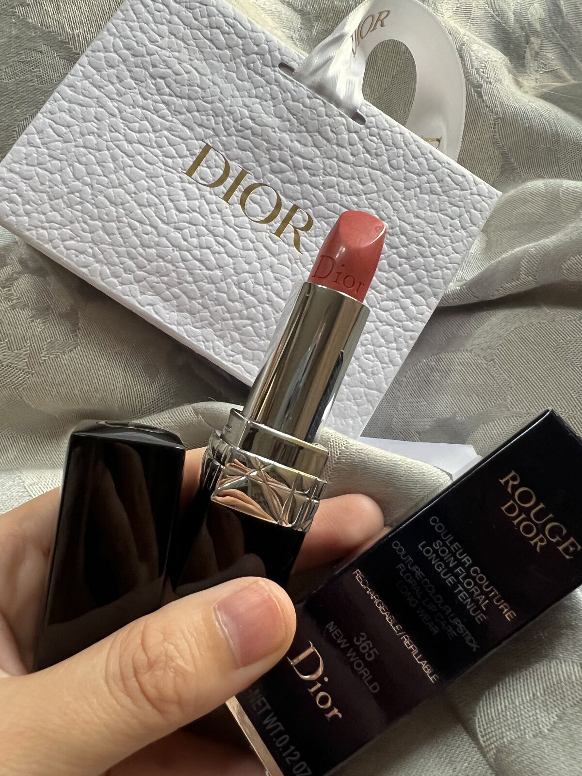 ルージュ ディオール 365 ニュー ワールド サテン/Dior/口紅を使ったクチコミ（1枚目）