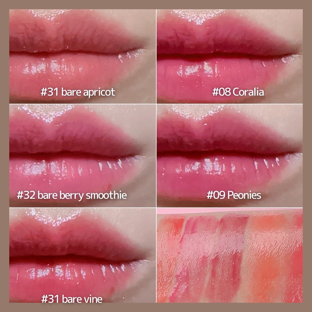 ジューシーラスティングティント/rom&nd/リップティントを使ったクチコミ(4枚目)