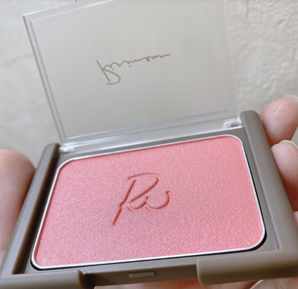 ヴェールグロウチーク 02 キューピッドピンク/Ririmew/パウダーチークを使ったクチコミ（2枚目）