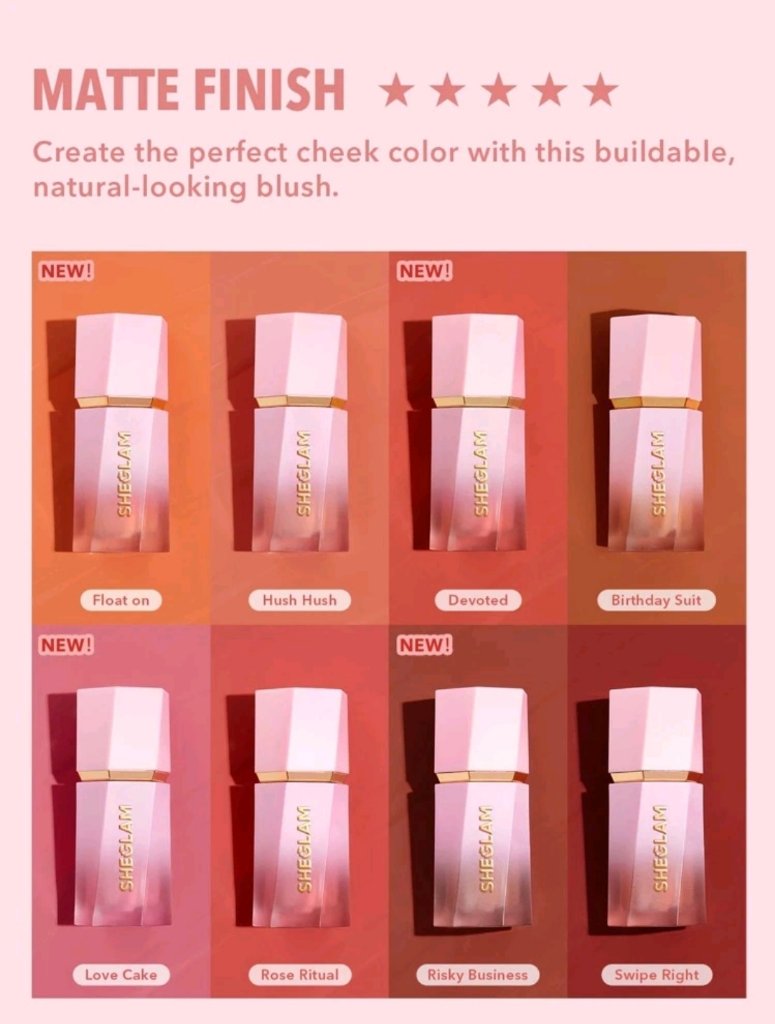 シーグラム カラーブルーム リキッドブラッシュ/SHEGLAM/リキッドチークを使ったクチコミ（3枚目）