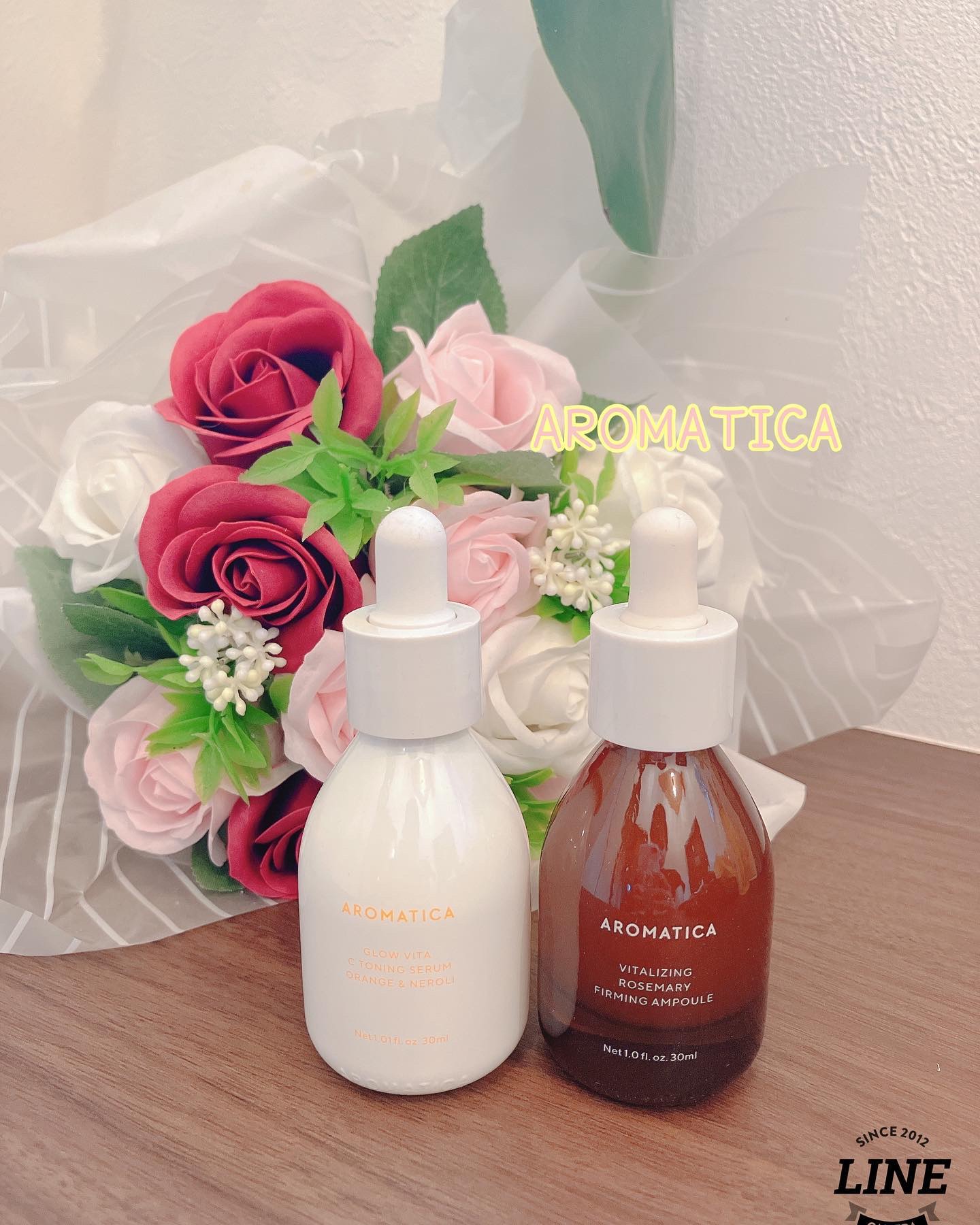 グロービタCトーニングセラム/AROMATICA/美容液を使ったクチコミ（1枚目）