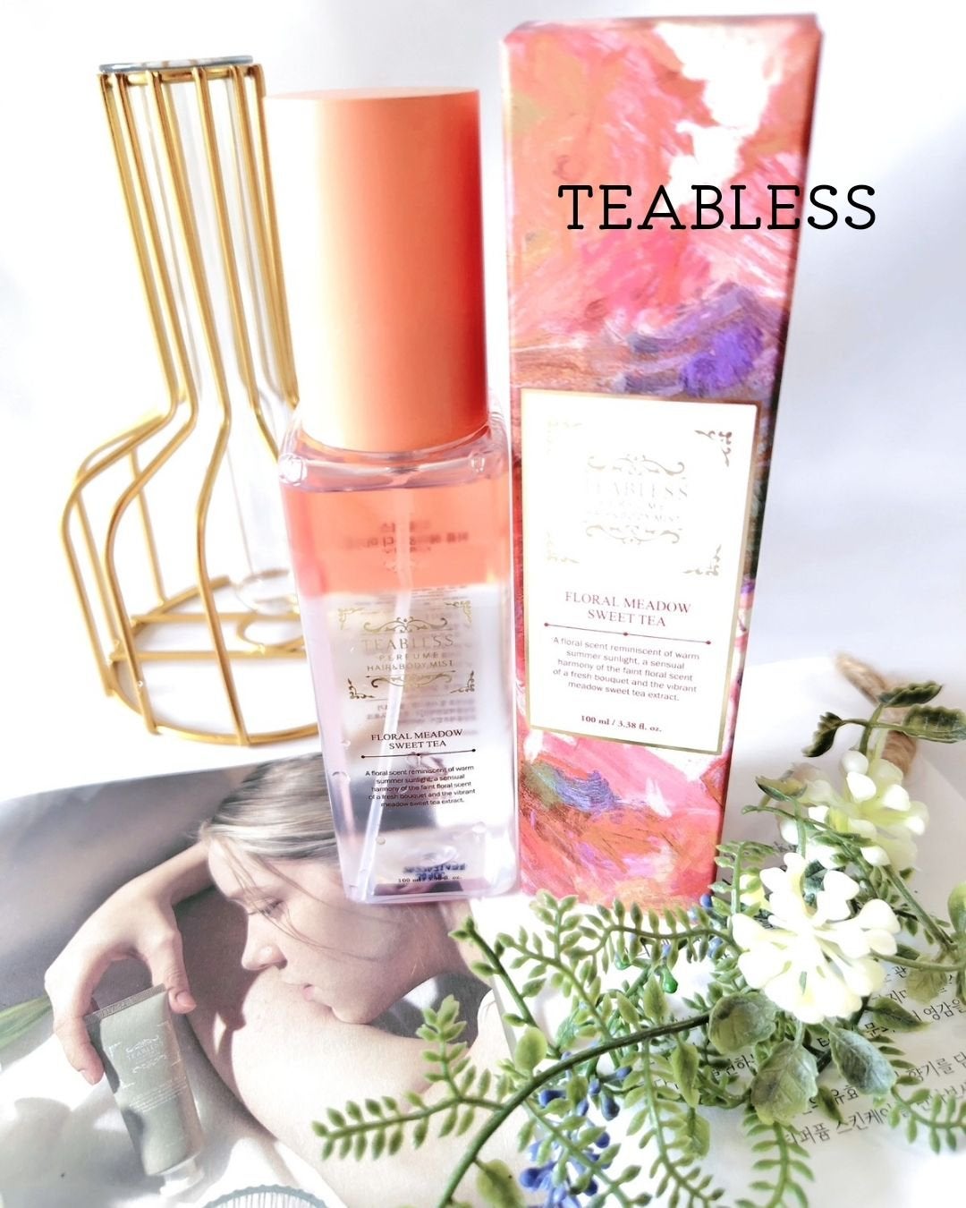 パヒュームヘア&ボディミスト フローラルメドウスウィートティー/TEABLESS/ヘアミストを使ったクチコミ(1枚目)