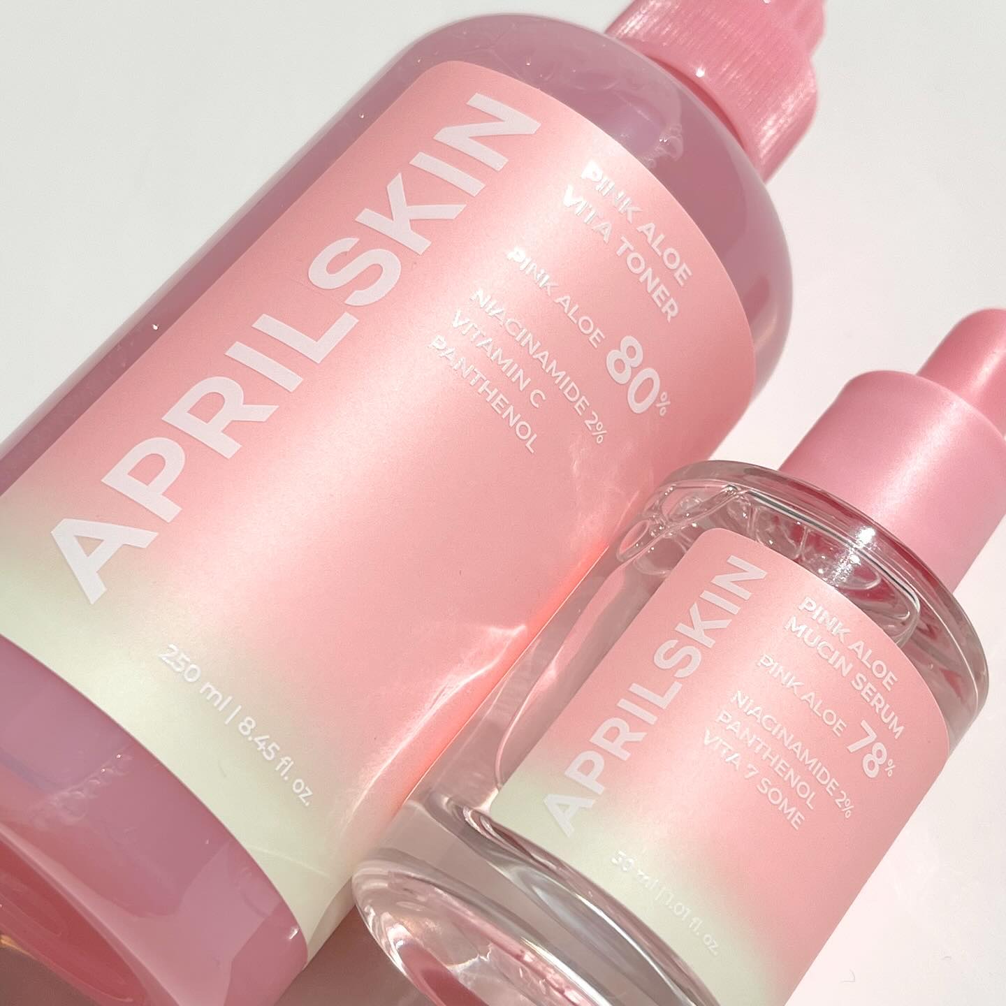 ピンクアロエビタトナー/APRILSKIN/化粧水を使ったクチコミ（1枚目）