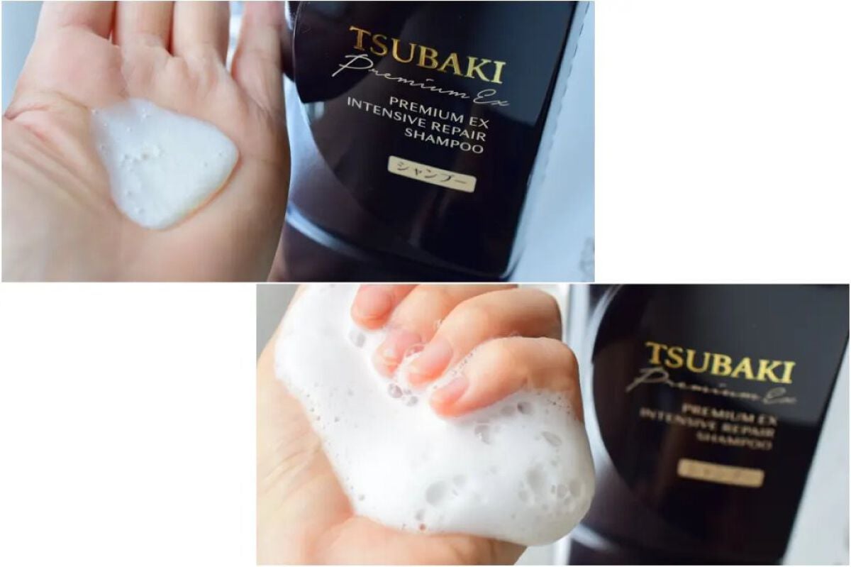 プレミアムEX インテンシブリペア <シャンプー>/コンディショナー<ヘアトリートメント> /TSUBAKI/市販シャンプーを使ったクチコミ(2枚目)