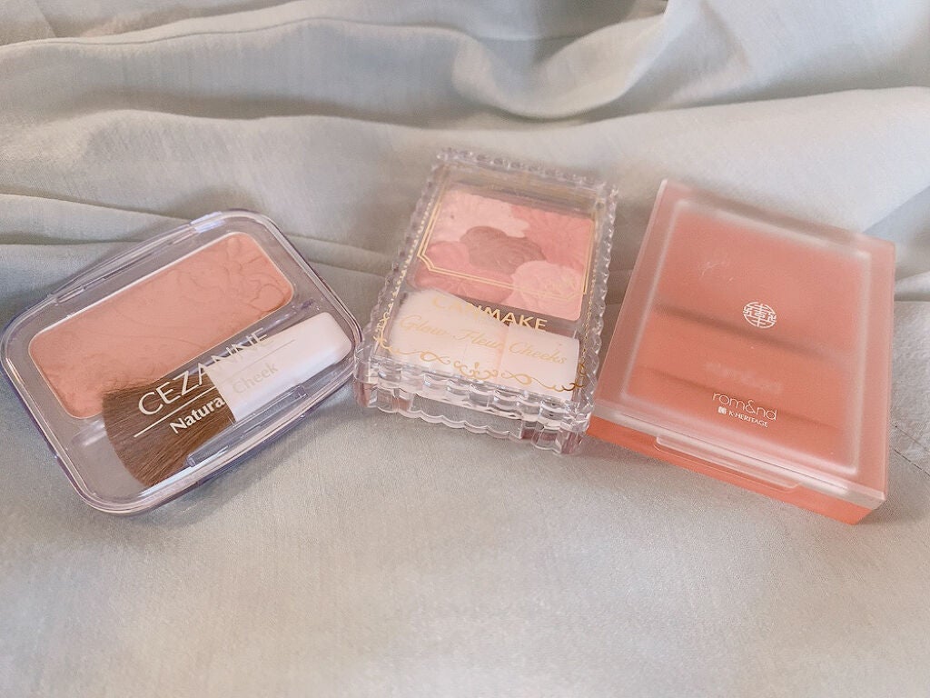 グロウフルールチークス/キャンメイク/パウダーチークを使ったクチコミ(1枚目)