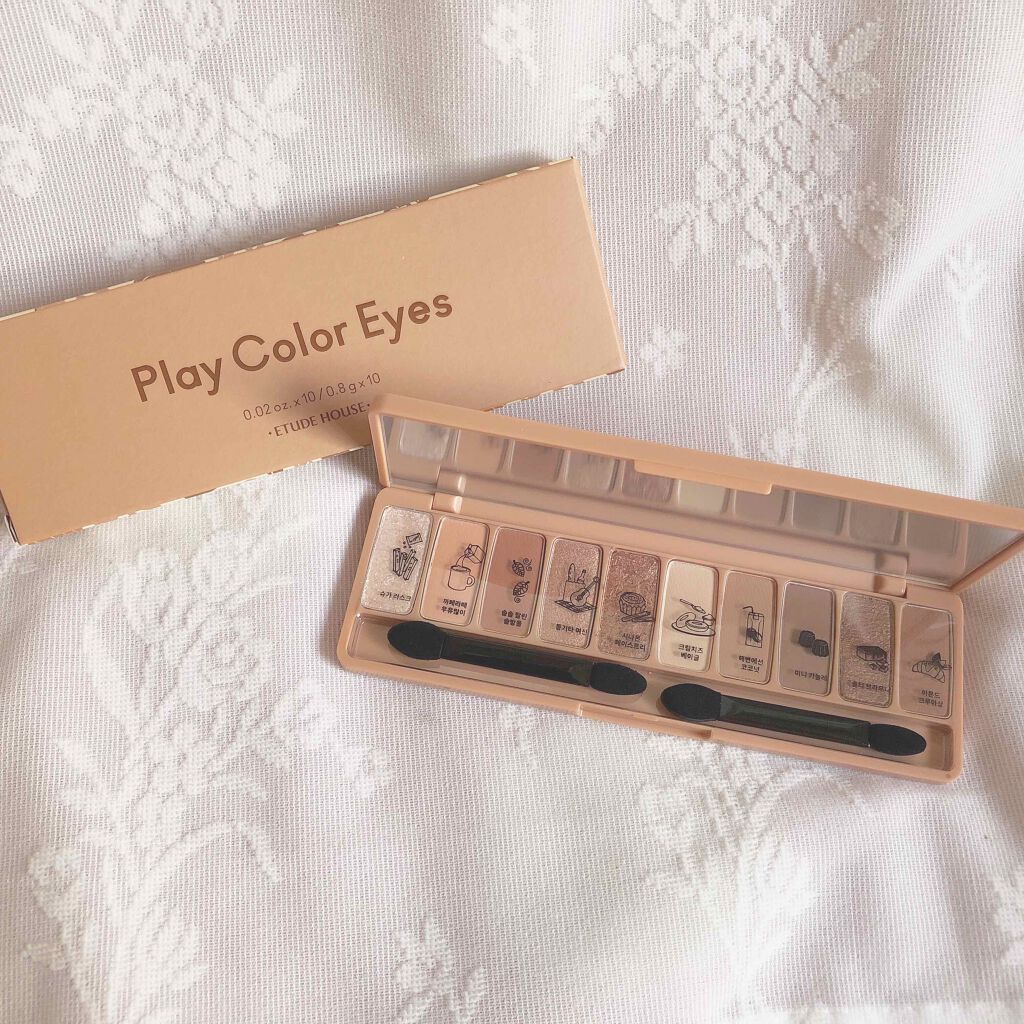 プレイカラー アイシャドウ/ETUDE/アイシャドウパレットを使ったクチコミ(2枚目)