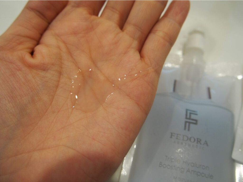 FEDORA AESTHETIC トリプル ヒアルロン ブースティング アンプルのクチコミ「最近ショールームとお店をオープンして、とても忙しい一日を送っています:-)
オープンしてこん.....」（2枚目）