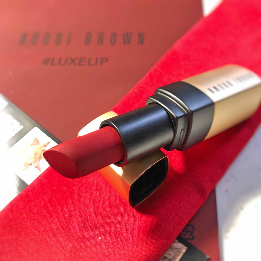 リュクス マット リップ カラー 15 レッドカーペット/BOBBI BROWN/口紅を使ったクチコミ（1枚目）
