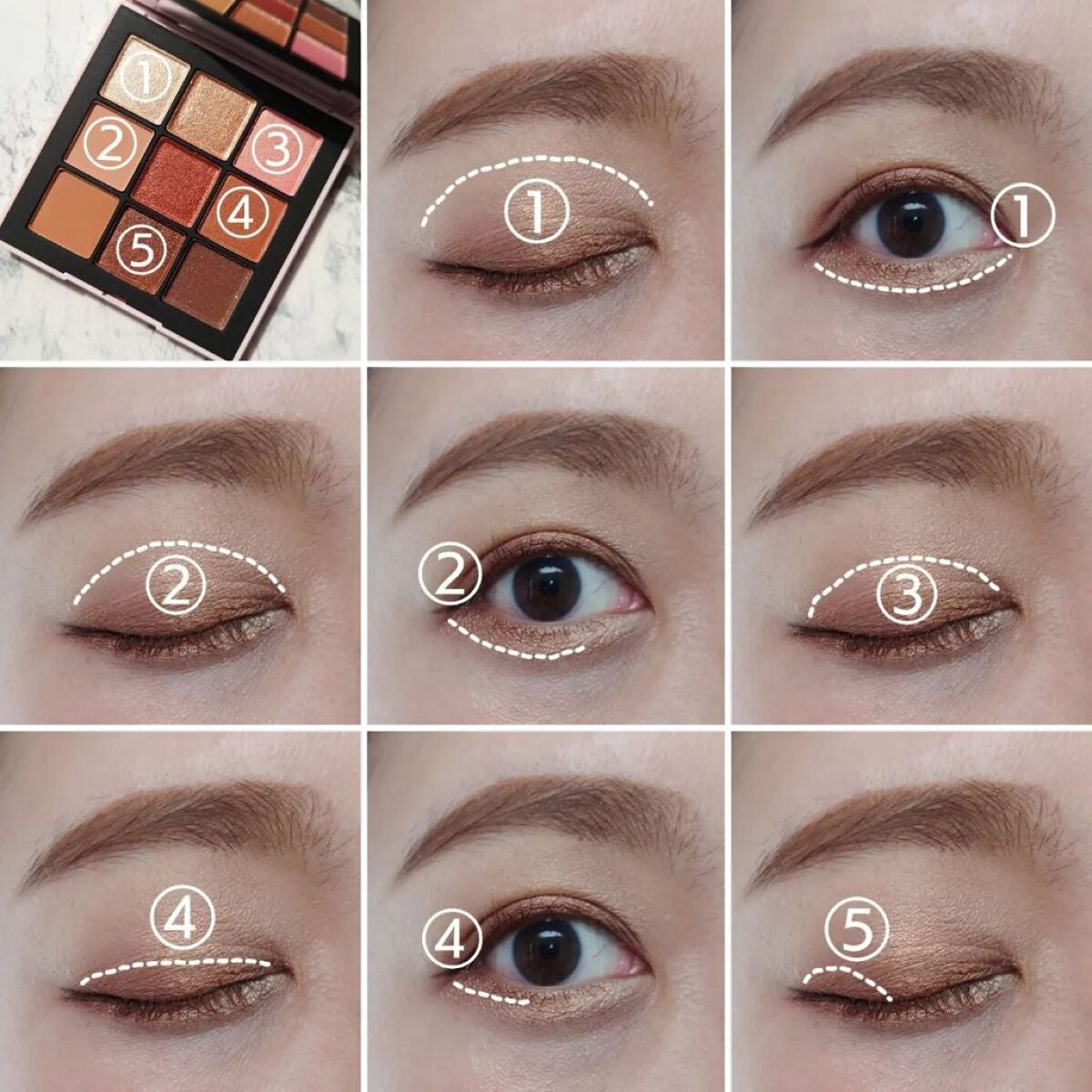 オーガズムライジング アイシャドーパレット/NARS/アイシャドウパレットを使ったクチコミ(4枚目)