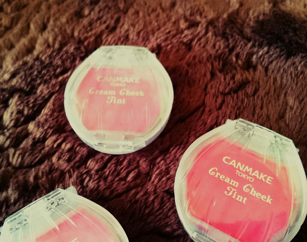 クリームチーク ティント 03 ピオニーメロウ/キャンメイク/ジェル・クリームチークを使ったクチコミ（1枚目）