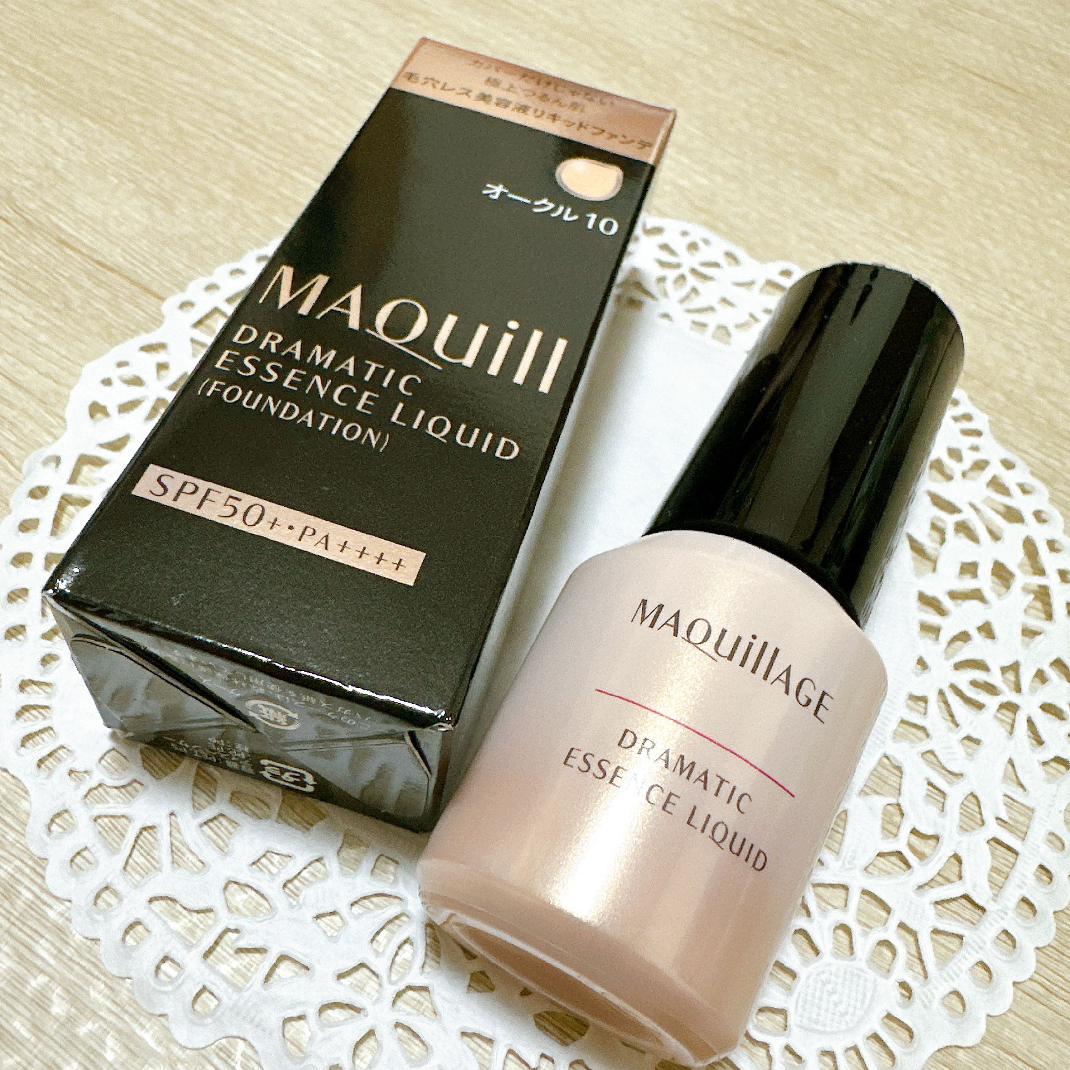 ドラマティックエッセンスリキッド オークル10/マキアージュ/リキッドファンデーションを使ったクチコミ（2枚目）