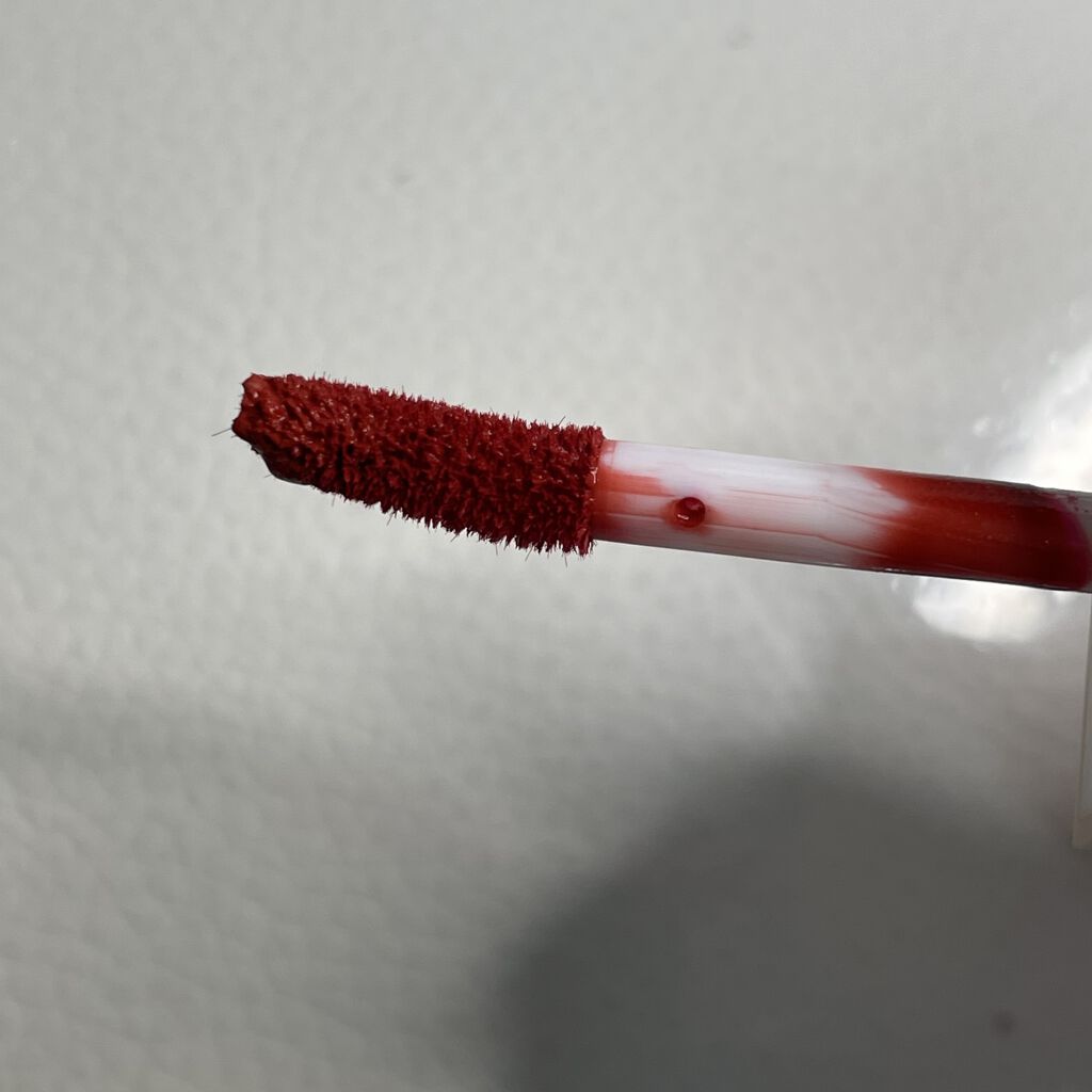 ブラーベルベットティント #01 Flat Rose/dasique/リップティントを使ったクチコミ（3枚目）