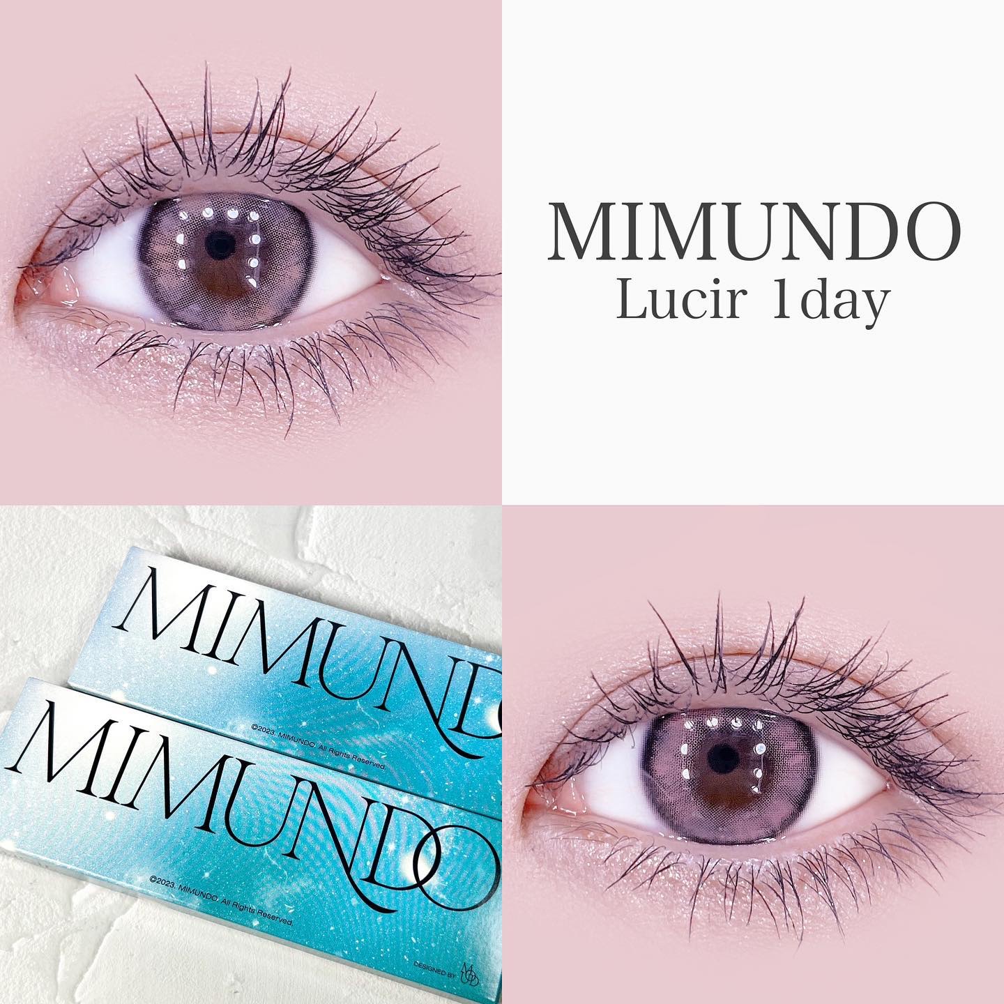 Lucir 1Day/mimundo/カラーコンタクトレンズを使ったクチコミ（1枚目）