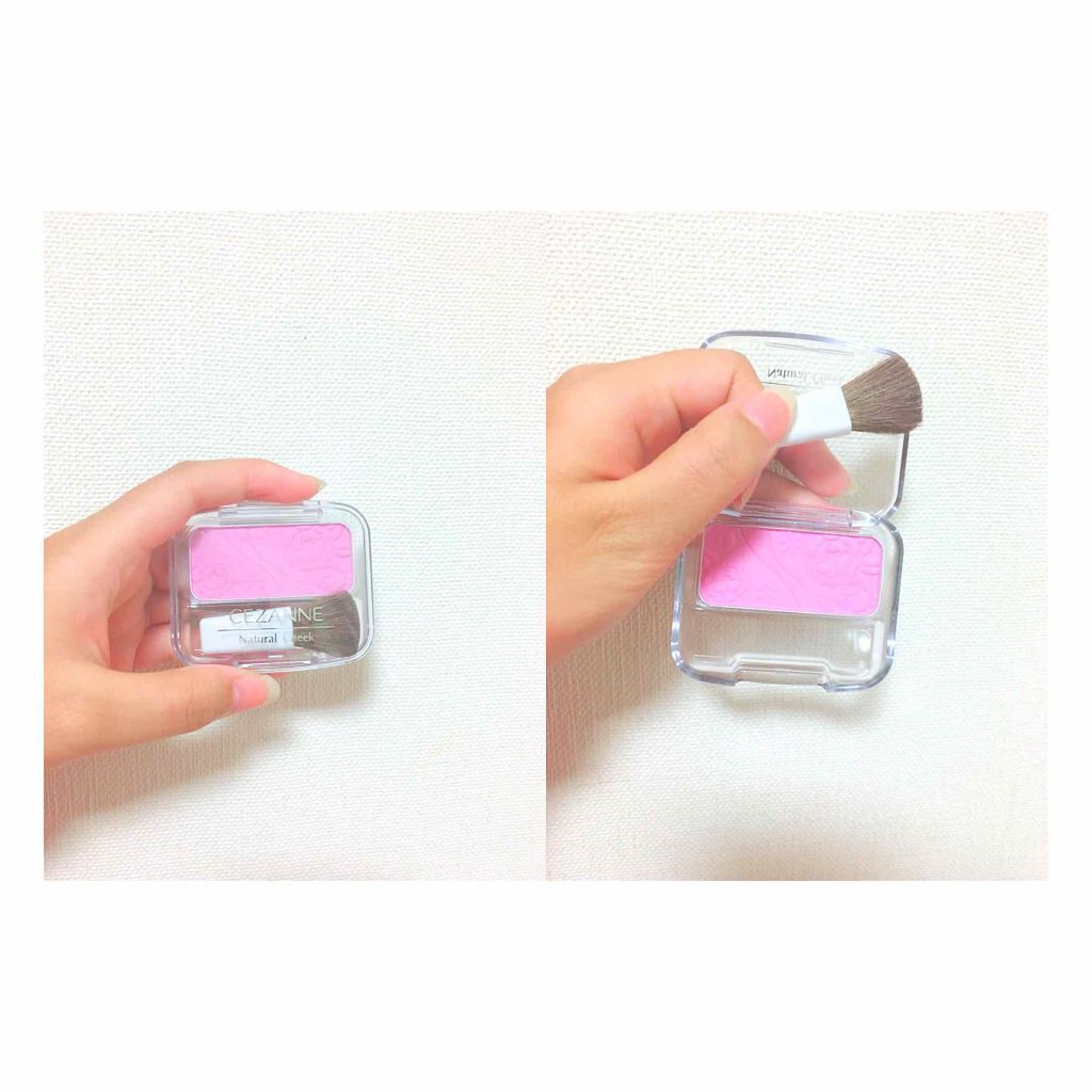 ナチュラル チークN/CEZANNE/パウダーチークを使ったクチコミ（1枚目）