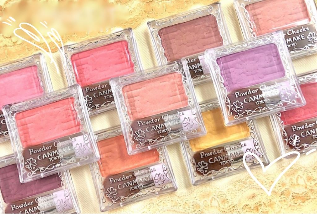 【旧品】パウダーチークス/キャンメイク/パウダーチークを使ったクチコミ（1枚目）