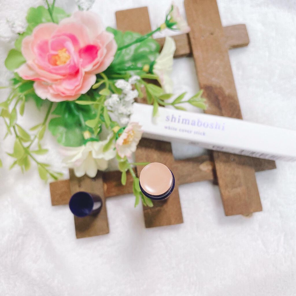ホワイトカバースティック/shimaboshi/化粧下地を使ったクチコミ（3枚目）