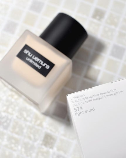 (旧)アンリミテッド ラスティング フルイド/shu uemura/リキッドファンデーションを使ったクチコミ(3枚目)
