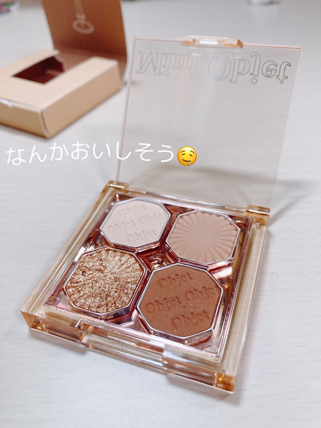 プレイカラーアイズ ミニオブジェ/ETUDE/アイシャドウパレットを使ったクチコミ（2枚目）