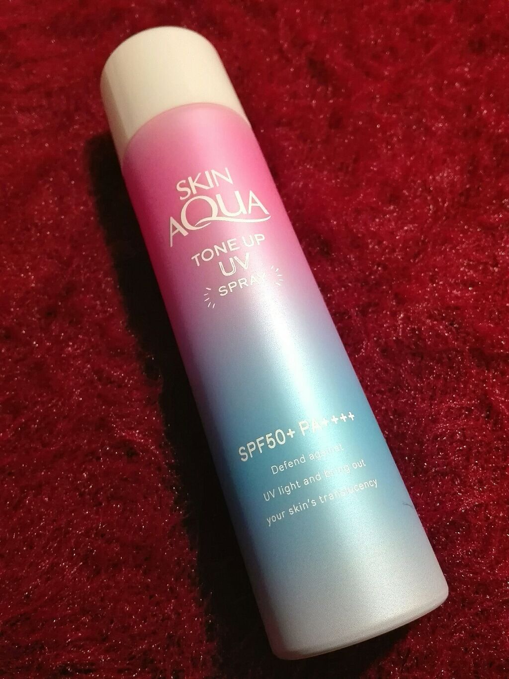 スキンアクア トーンアップUVスプレー/スキンアクア/日焼け止めミスト・スプレーを使ったクチコミ(1枚目)