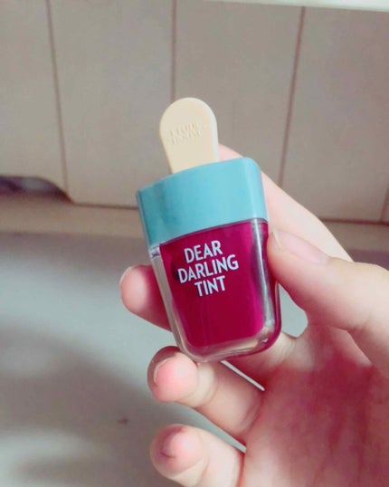 ディアダーリン ウォータージェルティント (アイスティント)/ETUDE/口紅を使ったクチコミ(1枚目)