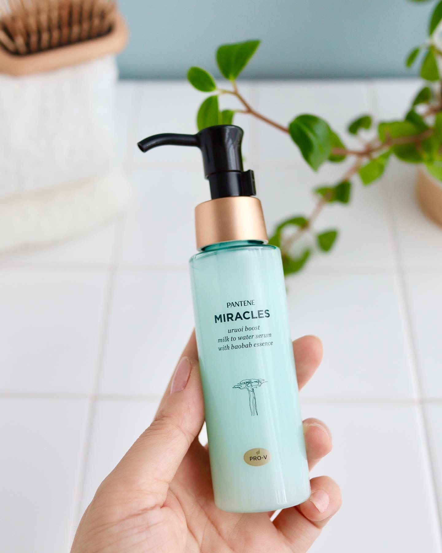 ミラクルズ うるおいブーストミルクウォーターセラム/パンテーン/アウトバストリートメントを使ったクチコミ（2枚目）