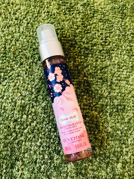 L'OCCITANE サクラサボン モイスチャーミストのクチコミ「L'OCCITANEサクラサボン モイスチャーミスト
欲しい欲しいと呟いていたら、
夫がホワ.....」(1枚目)