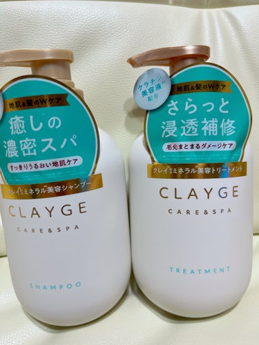 #CLAYGE
#クレージュ

泡パックをする珍しいシャンプー
使用感はスースーするので、得意ではなかったけど
香りは良く、泡立ちも良い
あと、浸透が良いトリートメント
髪の毛がサラサラになり、寝癖がつ