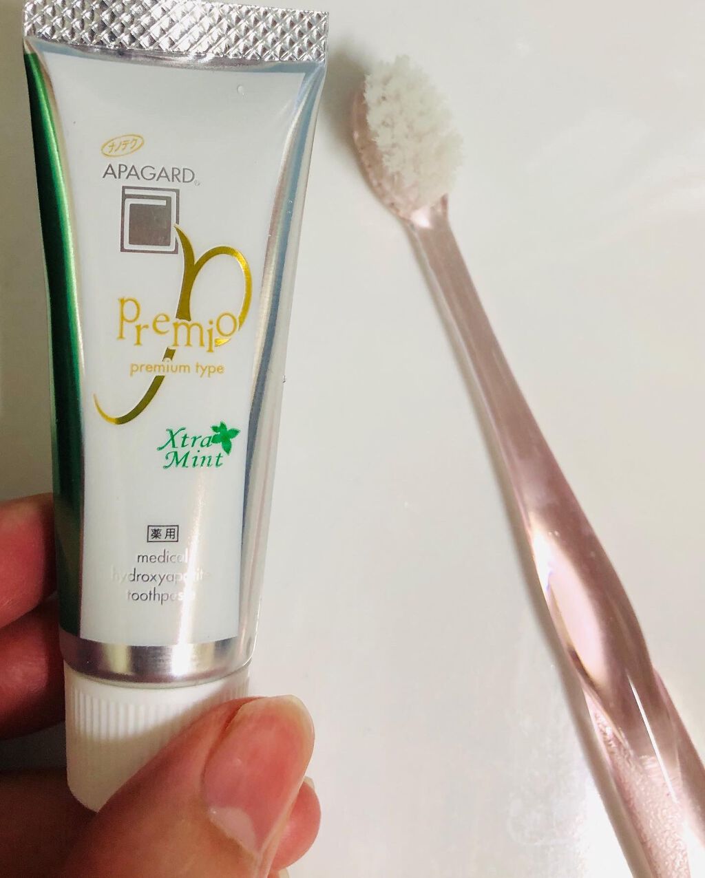 アパガードプレミオエクストラミント/アパガード/歯磨き粉を使ったクチコミ(3枚目)