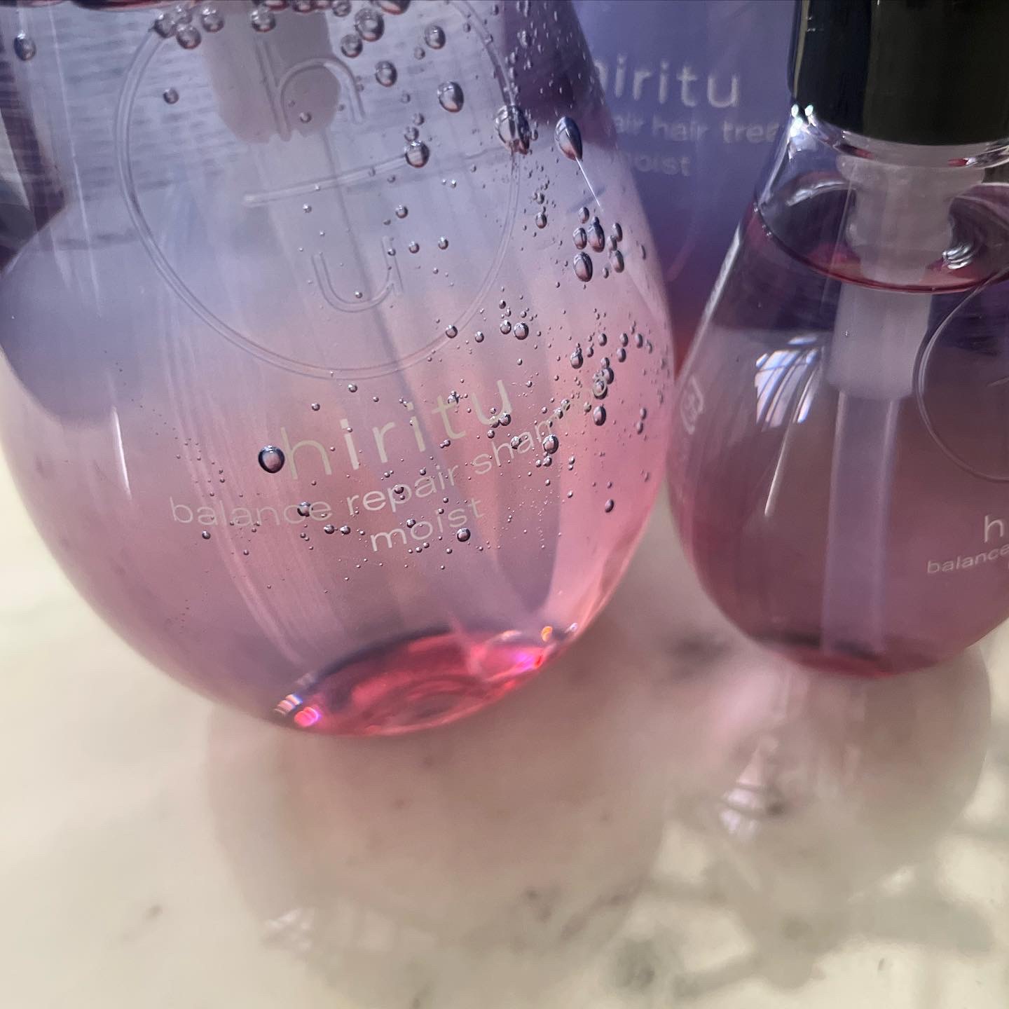 バランスリペア シャンプー/ヘアトリートメント モイスト シャンプー本体 410ml/hiritu/市販シャンプーを使ったクチコミ（2枚目）